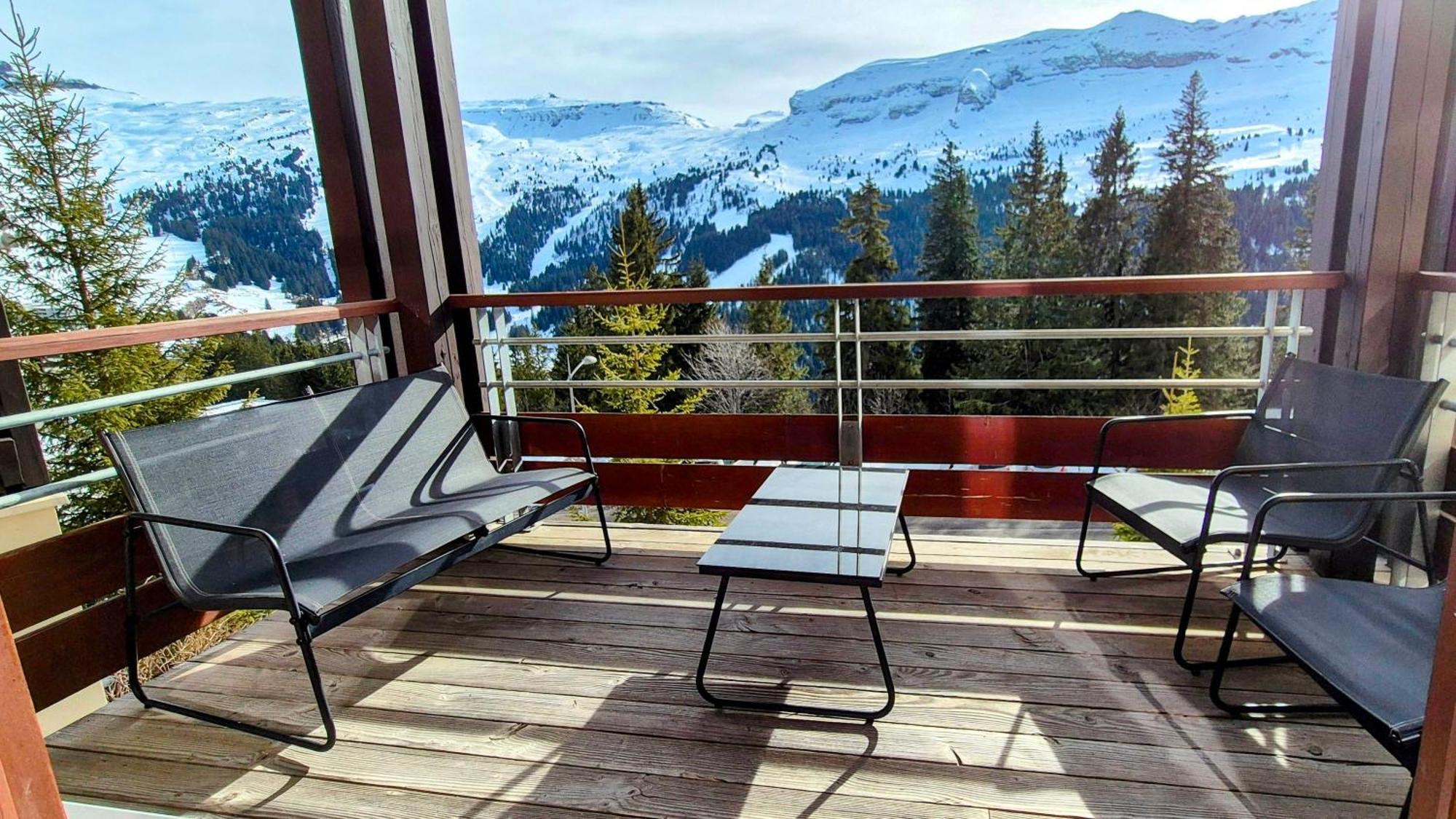 Appartement Premium En Pleine Nature A Flaine, 8 A 10 Personnes - Piscine Exterieure Chauffee, Jacuzzi, Sauna, Hammam Et Salle De Sport Bagian luar foto
